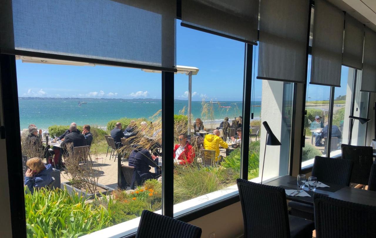 Logis Hotel & Restaurant Les Mouettes - Larmor Plage, Proche De Lorient מראה חיצוני תמונה