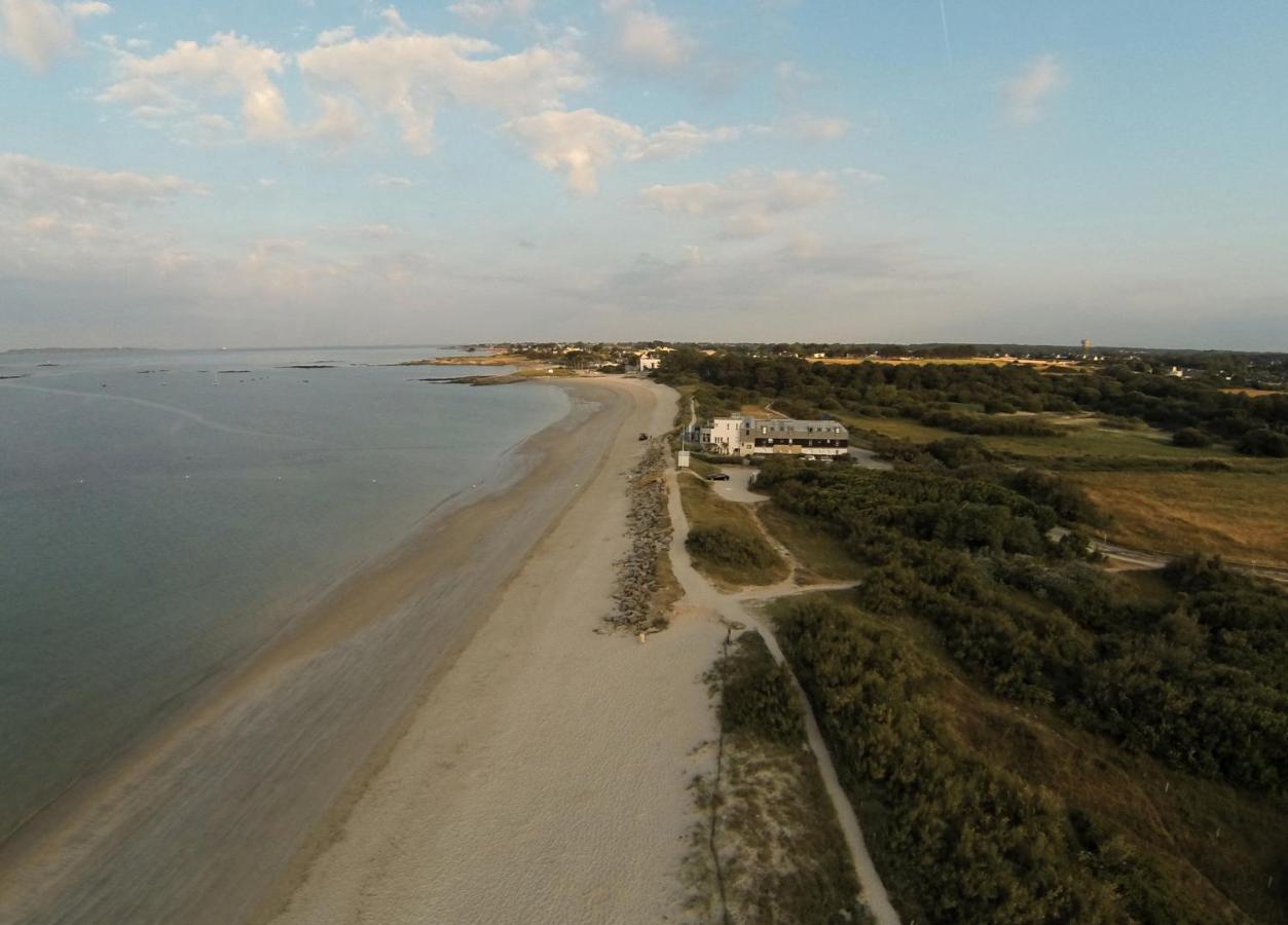 Logis Hotel & Restaurant Les Mouettes - Larmor Plage, Proche De Lorient מראה חיצוני תמונה