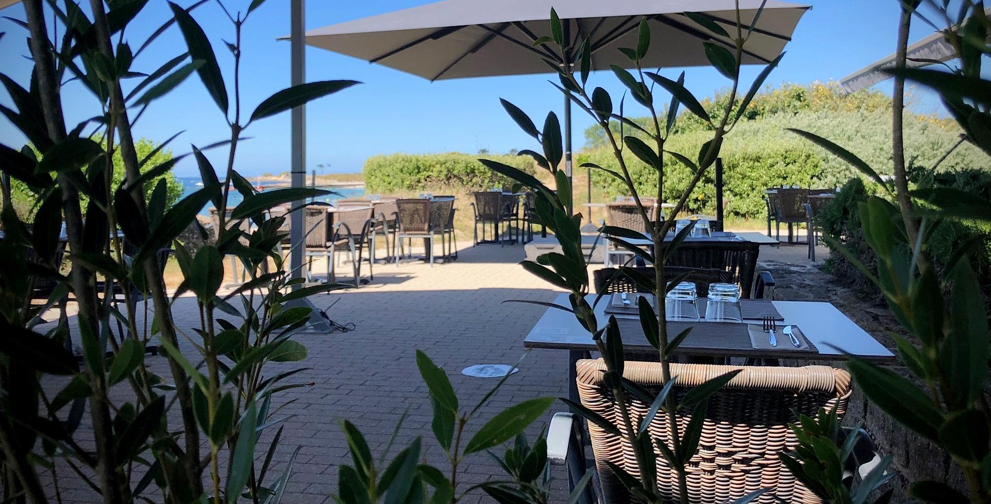 Logis Hotel & Restaurant Les Mouettes - Larmor Plage, Proche De Lorient מראה חיצוני תמונה